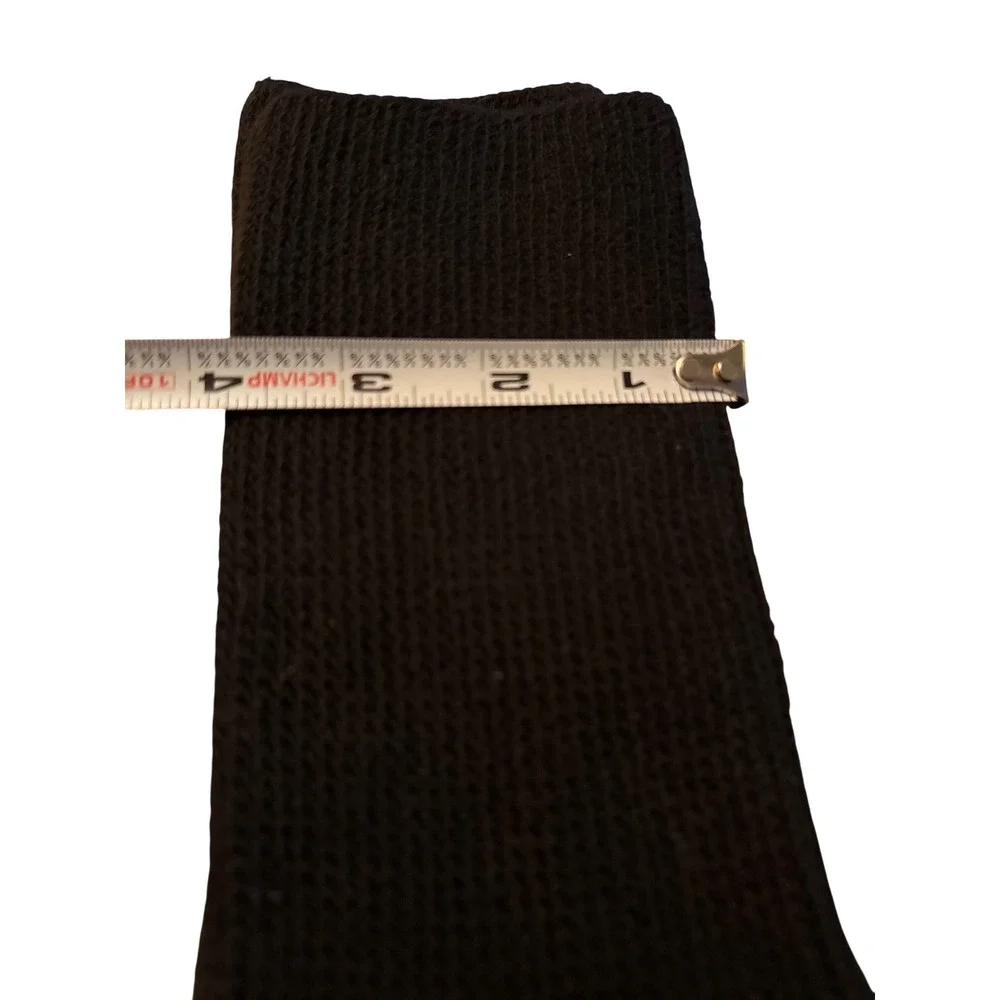 Extra Wide Sock Company Medical Crew Socks Black 6E Wide Edema Diabetes 3 Pairs